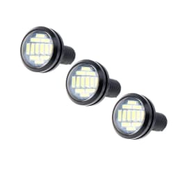 DC 12V 18W Eagle Eye LED 23mm Hawkeye Reverse Backup Light High Power White Car Fog Round DRL Bulb Reverse Parking Signal Lamps