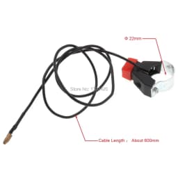 22mm Stop Kill Turn off Flameout Switch for 2 Stroke 49cc Mini Dirt Pit Bike Motorcycle