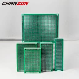 20 Pcs Double Sided PCB Board ( 2X8 3X7 4X6 5X7 ) Tinned FR4 Prototype Kit Printed Universal Circuit Perfboard for DIY Soldering