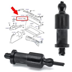 2pc Parcel Shelf Clips For Ford Focus 2 2.5 MK2 Hatch 04-11 C-Max MK1 03-10 Boot Strap String Lift Hanger 4M51A466K45AC
