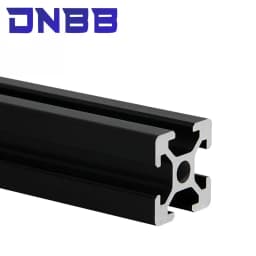 1PC Black 2020 EU standard anodized aluminum profile 100- 800mm suitable for DIY CNC 3D printer engraving machine