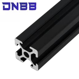 1PC Black 2020 EU standard anodized aluminum profile 100- 800mm suitable for DIY CNC 3D printer engraving machine