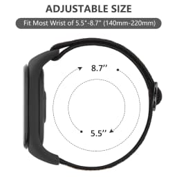 Elastic Nylon Watch Strap For Xiaomi Mi Band 7 6 5 4 3 Band Adjustable Wristband For Xiaomi Mi Band 3 4 5 6 7 Strap Replacement