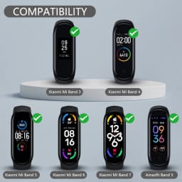 Elastic Nylon Watch Strap For Xiaomi Mi Band 7 6 5 4 3 Band Adjustable Wristband For Xiaomi Mi Band 3 4 5 6 7 Strap Replacement