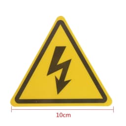 High Quality 2PCS Danger Voltage Electric Warning Safety Label Sign Decal Sticker