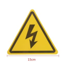 High Quality 2PCS Danger Voltage Electric Warning Safety Label Sign Decal Sticker