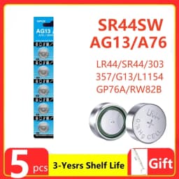 2-50pcs LR44 Batteries AG13 Button Cell Battery 1.5V 357 SR44 LR1154 Button Coin Batteries L1154 Battery for Watch Toys Remote