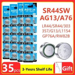 2-50pcs LR44 Batteries AG13 Button Cell Battery 1.5V 357 SR44 LR1154 Button Coin Batteries L1154 Battery for Watch Toys Remote
