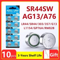 2-50pcs LR44 Batteries AG13 Button Cell Battery 1.5V 357 SR44 LR1154 Button Coin Batteries L1154 Battery for Watch Toys Remote