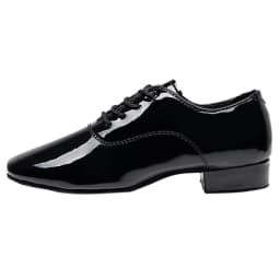 Men's Soft Latin Dance Shoes Modern Dance Plus-Size 2.5cm Heel for Boy Ballroom Tango Children Man Black Dance Shoes Soft Sole
