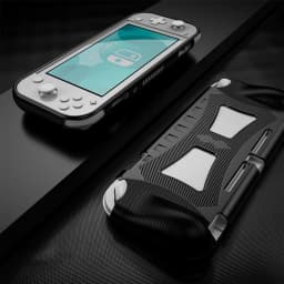 For Nintendo Switch Lite Mini Case, High Toughness Strong Wear Resistance 360 All-wrapped Protection 3D Design Cover