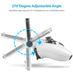 PC Flexible Controller Clamp Stand 360 Degree Angle Adjustment Phone Holder For PS5 Controller Gamepad Game Accessories
