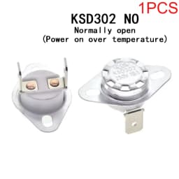 Temperature Control Switch Small Temperature Controller KSD301 302 NC NO 25 40 50 60 80-150 300C 250V/10A 16A Overheat Protector