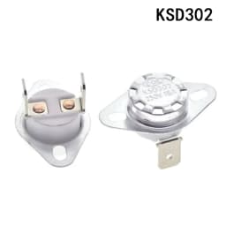 Temperature Control Switch Small Temperature Controller KSD301 302 NC NO 25 40 50 60 80-150 300C 250V/10A 16A Overheat Protector