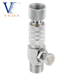 Airbrush Quick Release Air Flow Control Coupler with 3PCS 1/8" Male Quick Coupler Plug Fitting Hose Connections Adjustment Valve