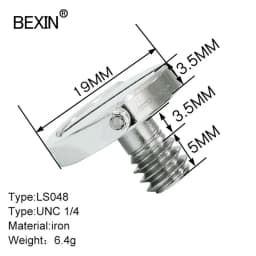 1/4 Quick Release Screw Set Folding D-Ring Screw Set for SLR Camera Photography Tripod Monopod Quick Release Plate