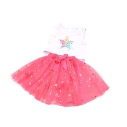 Clothes for Doll Fit 43cm New Born Doll American Doll Fashion Jacket Suit Gauze Skirt Gift