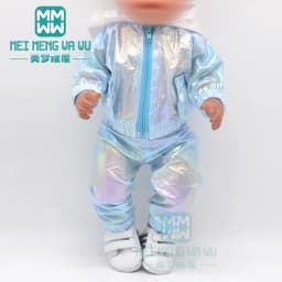 Clothes for Doll Fit 43cm New Born Doll American Doll Fashion Jacket Suit Gauze Skirt Gift