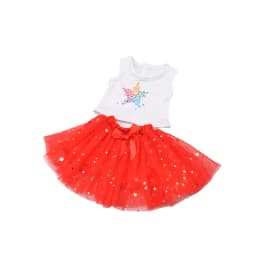 Clothes for Doll Fit 43cm New Born Doll American Doll Fashion Jacket Suit Gauze Skirt Gift