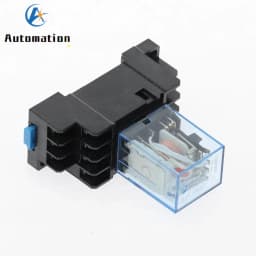 1set MY4NJ 14PIN 4DPDT Electronic Micro Mini Electromagnetic Relay 5A Coil With PYF14A Socket Base DC12V DC24V AC110V 220V 380V