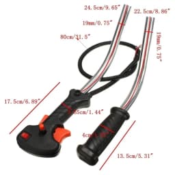 Aluminum Tube Handle Throttle Switch for Brush Cutter