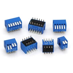 5-50PCS Slide Type Switch Module 1 2 3 4 5 8 10PIN /1.27/2.54mm Position Way DIP/SMD Pitch Toggle Switch Blue Snap Switch Dial