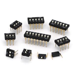 5-50PCS Slide Type Switch Module 1 2 3 4 5 8 10PIN /1.27/2.54mm Position Way DIP/SMD Pitch Toggle Switch Blue Snap Switch Dial