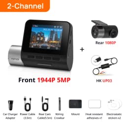 70mai A500S Recorder Car DVR Front Cam A500S 1944P Night Vision 70mai Dash Cam Pro Plus Built-in GPS Wifi Support Rear Cam