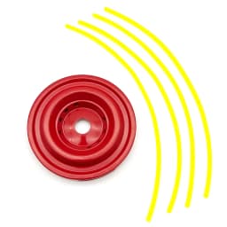 Heavy Universal Aluminum Trimmer Head with Four Lines for Brush Cutter Grass Trimmer