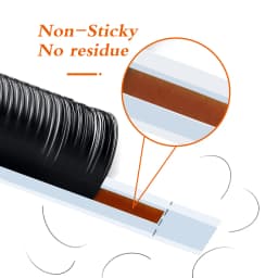 Yelix Professionals Eyelash Extension Silk Lash Extension Individual Lashes Soft Russian Volume Eyelashes Natural Faux Cils