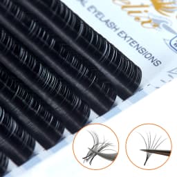 Yelix Professionals Eyelash Extension Silk Lash Extension Individual Lashes Soft Russian Volume Eyelashes Natural Faux Cils