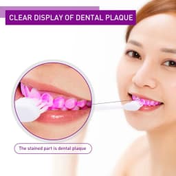 Y-Kelin Dental Disclosing Plaque Tablets Detection agent Purple for Adult Kids Brushing Teeth (12/36/60 Tabs) & 1/3/5 Boxs