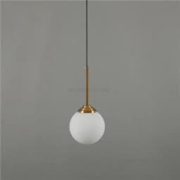 Nordic Modern Gray Glass Ball Island Pendant Lights Vintage Mirror Beside Bedroom Lamp Living Room Decor for Home Light Fixtures