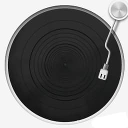 Anti-vibration Silicone Pad Rubber for LP Antislip Mat for Phonograph Turntable Vinyl Record Players