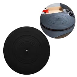 Anti-vibration Silicone Pad Rubber for LP Antislip Mat for Phonograph Turntable Vinyl Record Players