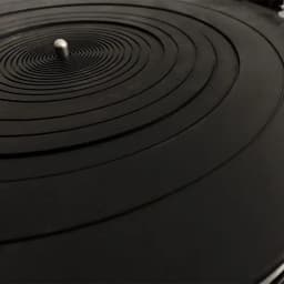 Anti-vibration Silicone Pad Rubber for LP Antislip Mat for Phonograph Turntable Vinyl Record Players