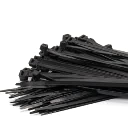 Nylon Cable Ties Self Locking Plastic Loop Wire Black 4x200 5x300MM 3x60mm Wrap Strap Zip Organiser Fasten Tension Belt 100PCS