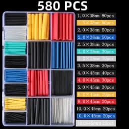 2:1,Heat Shrink Tubing,127-850 PCS,Insulated Polyolefin Sheathed,Electronic DIY Kit,Electrical Connection Tubing,Cable Sleeves