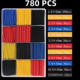 2:1,Heat Shrink Tubing,127-850 PCS,Insulated Polyolefin Sheathed,Electronic DIY Kit,Electrical Connection Tubing,Cable Sleeves