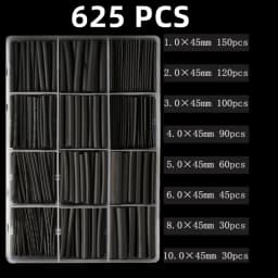 2:1,Heat Shrink Tubing,127-850 PCS,Insulated Polyolefin Sheathed,Electronic DIY Kit,Electrical Connection Tubing,Cable Sleeves