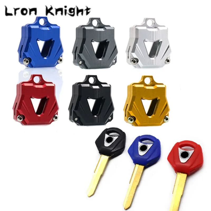 For MT03 MT07 MT09 MT-09 MT-07 YZF R1 R6 XJR1300 YZF-R1 Motorcycle CNC Key Cover Cap Creative products Keys Case Shell