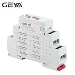 GEYA Multifunction Timer Relay 12V 24V 220V-Adjustable 10 Functions & 10 Time Ranges with CE CB