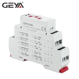 GEYA Multifunction Timer Relay 12V 24V 220V-Adjustable 10 Functions & 10 Time Ranges with CE CB