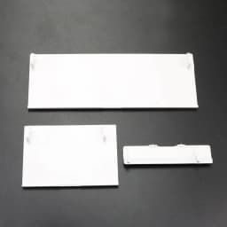 1Set For Wii Memory Card Door Slot Cover 3 in 1 Protective Shell Lid Game Console For Nintend WII Black White Replacement Part