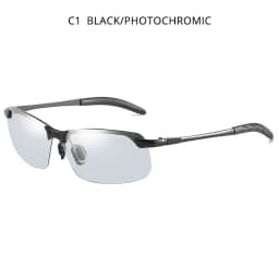 Vintage Photochromic Sunglasses Men Fashion Rectangle Polarized Sun Glasses Male Driving Chameleon Eyewear Night Vision