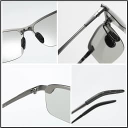 Vintage Photochromic Sunglasses Men Fashion Rectangle Polarized Sun Glasses Male Driving Chameleon Eyewear Night Vision