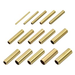 Uxcell 20pcs 2mm 3mm 4mm 5mm 6mm 7mm 8mm 9mm 10mm OD Brass Round Tube 30mm Length Seamless Pipe Tubing For DIY Crafts трубка