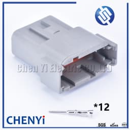 Deutsch DTM 12 Pin connector DTM06-12S DTM04-12P Male or Female Auto Waterproof Connector Automotive Sealed Plug