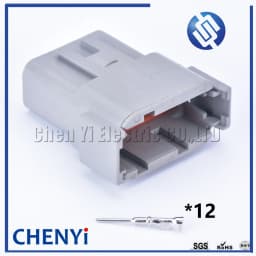Deutsch DTM 12 Pin connector DTM06-12S DTM04-12P Male or Female Auto Waterproof Connector Automotive Sealed Plug