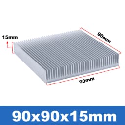 Aluminum Heat Sink Radiator Heatsink for IC LED Cooling, Electronic Cooler, Chipset Heat Dissipation-60x60x10,80x80x7,90x90x15mm